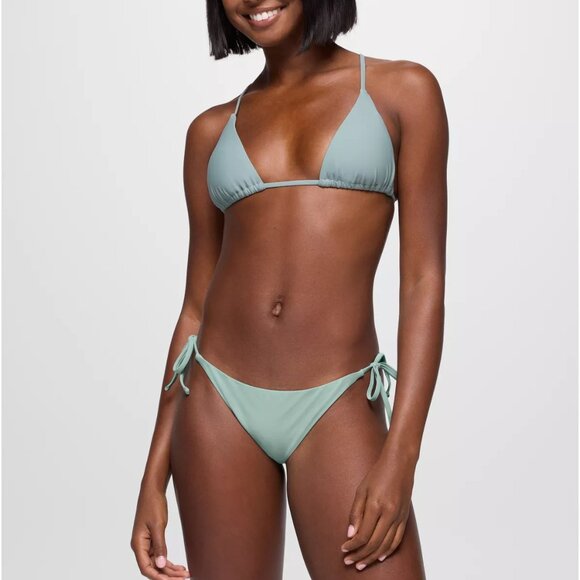 prAna Hana Highway Triangle Swim Top | Size M | NWT | Saltwater | UPF 50+ - Picture 2 of 4